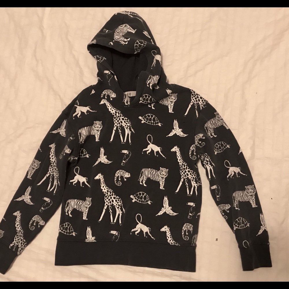 H&M Kids Jungle Safari Print Hoodie